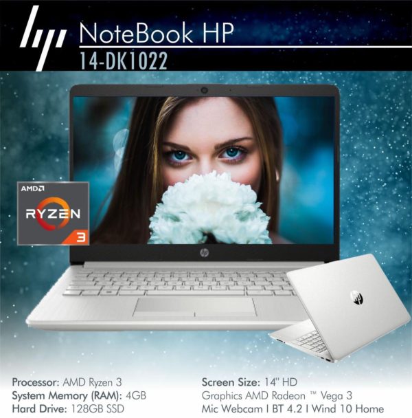 Laptop HP Gamer AMD Ryzen 3-3250U - Imagen 5